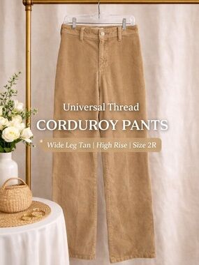 Universal Thread Corduroy Pants Wide Leg 2R